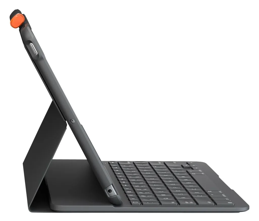 Logitech Slim Folio - Tastatur und Foliohülle - TL: US, QWERTY, Ansicht 5
