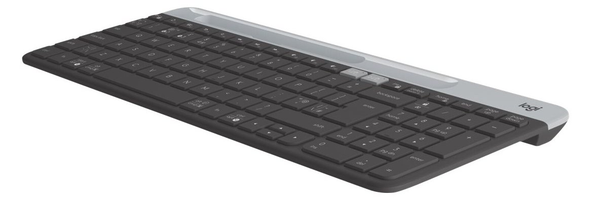 Logitech Slim Multi-Device K580 - Tastatur - Bluetooth, 2.4 GHz - TL: Nordisch, QWERTY