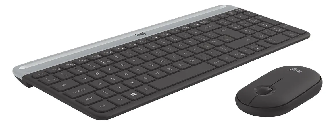 Logitech Slim Wireless Combo MK470 - Tastatur-und-Maus-Set - TL: Niederländisch, QWERTY, Ansicht 5