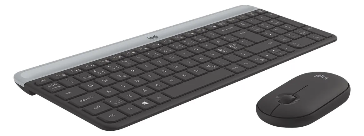 Logitech Slim Wireless Combo MK470 - Tastatur-und-Maus-Set - TL: Nordisch, QWERTY, Ansicht 5