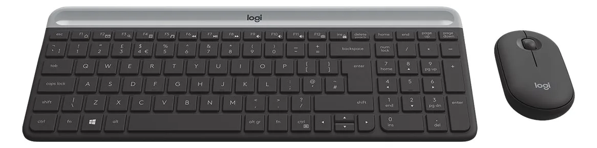 Logitech Slim Wireless Combo MK470 - Tastatur-und-Maus-Set - TL: US, QWERTY, Ansicht 5