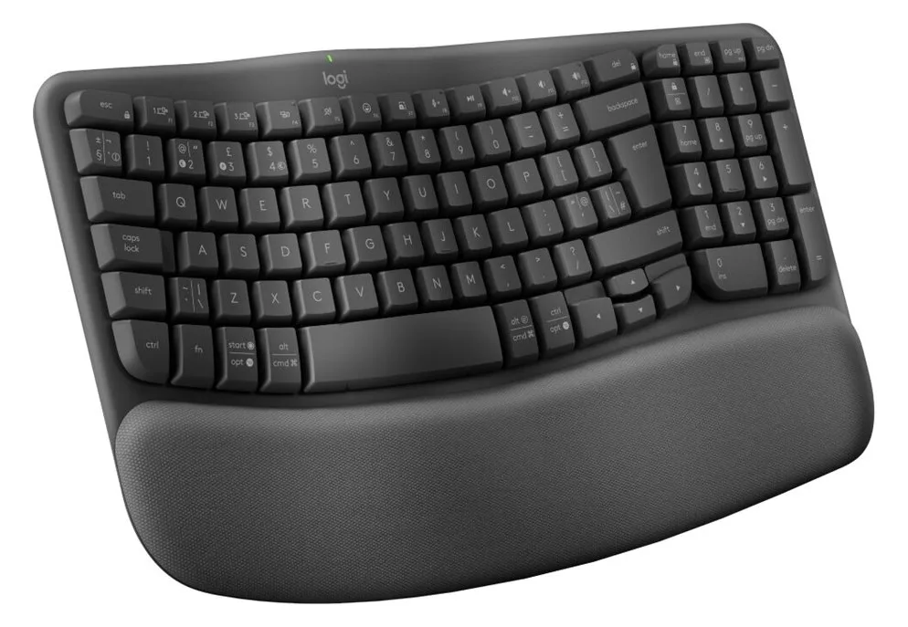 Logitech Wave Keys for Business - GRAPHITE - 2.4GHZ/BT - N/A - CENTRAL-419 - TL: Deutsch, QWERTZ, Ansicht 5