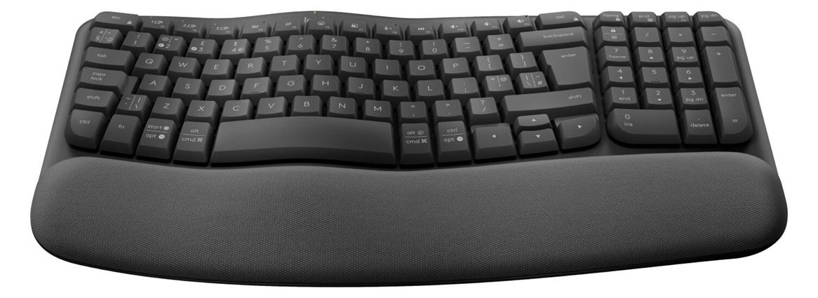 Logitech Wave Keys for Business - GRAPHITE - 2.4GHZ/BT - N/A - INTNL-973 - TL: US, QWERTY