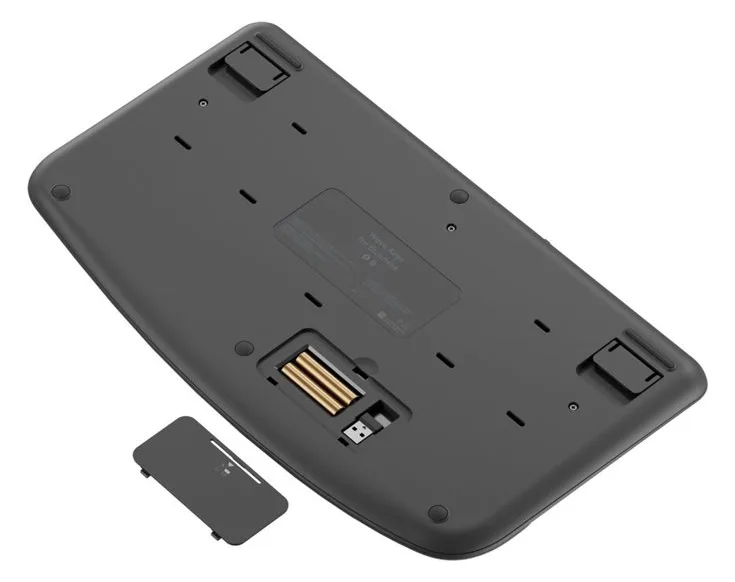 Logitech Wave Keys for Business - GRAPHITE - 2.4GHZ/BT - N/A - INTNL-973 - TL: US, QWERTY, Ansicht 5