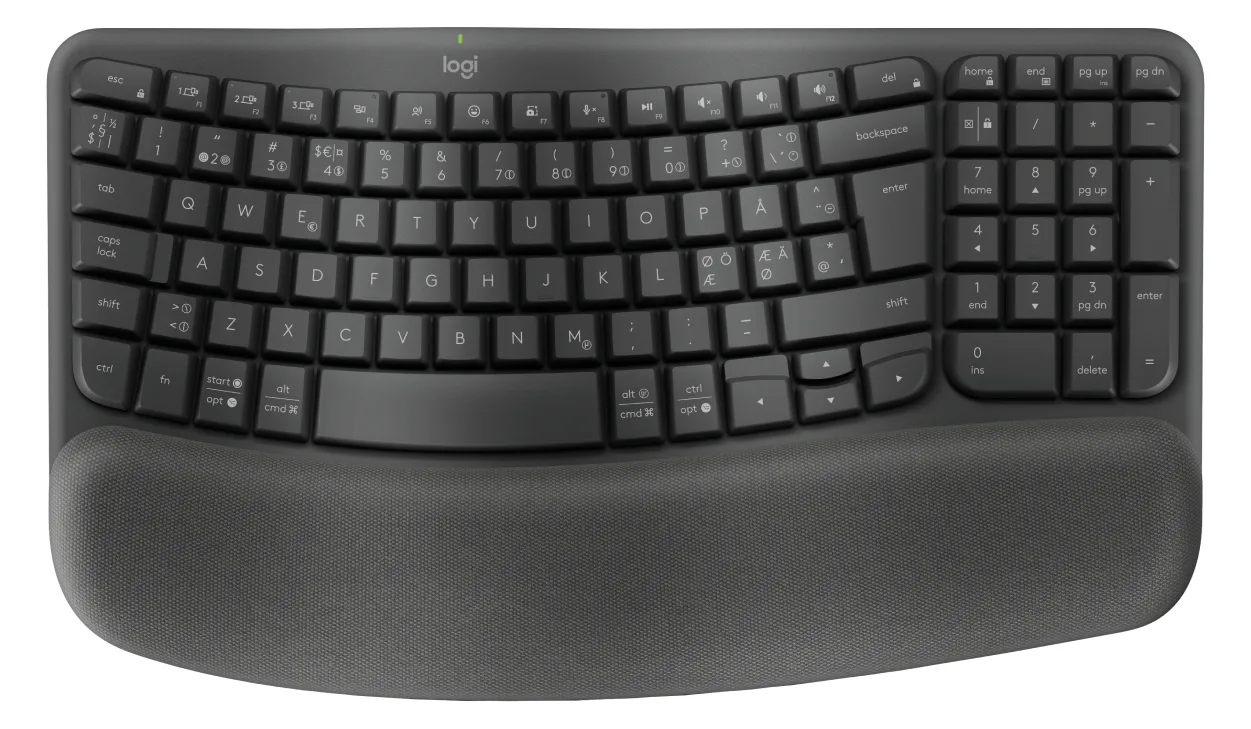 Logitech Wave Keys for Business - Tastatur - kabellos - TL: Nordisch, QWERTY, Ansicht 2