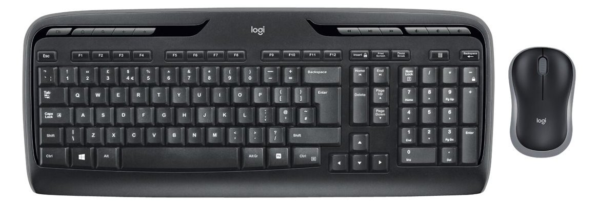 Logitech Wireless Combo MK330 - Tastatur-und-Maus-Set - TL: Nordisch, QWERTY