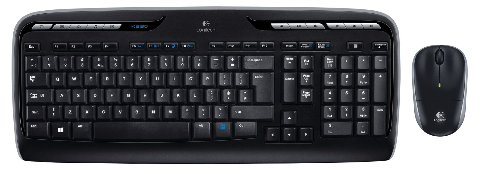 Logitech Wireless Combo MK330 - Tastatur-und-Maus-Set - TL: US, QWERTY