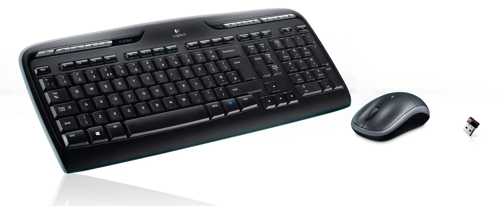 Logitech Wireless Combo MK330 - Tastatur-und-Maus-Set - TL: US, QWERTY, Ansicht 2