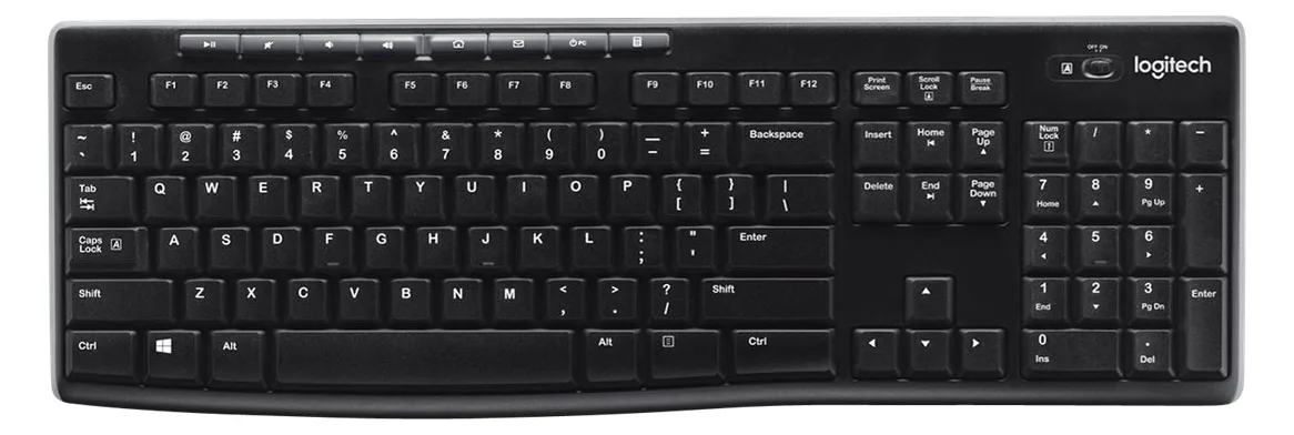 Logitech Wireless Keyboard K270 - Tastatur - kabellos - TL: Belgisch, AZERTY, Ansicht 3