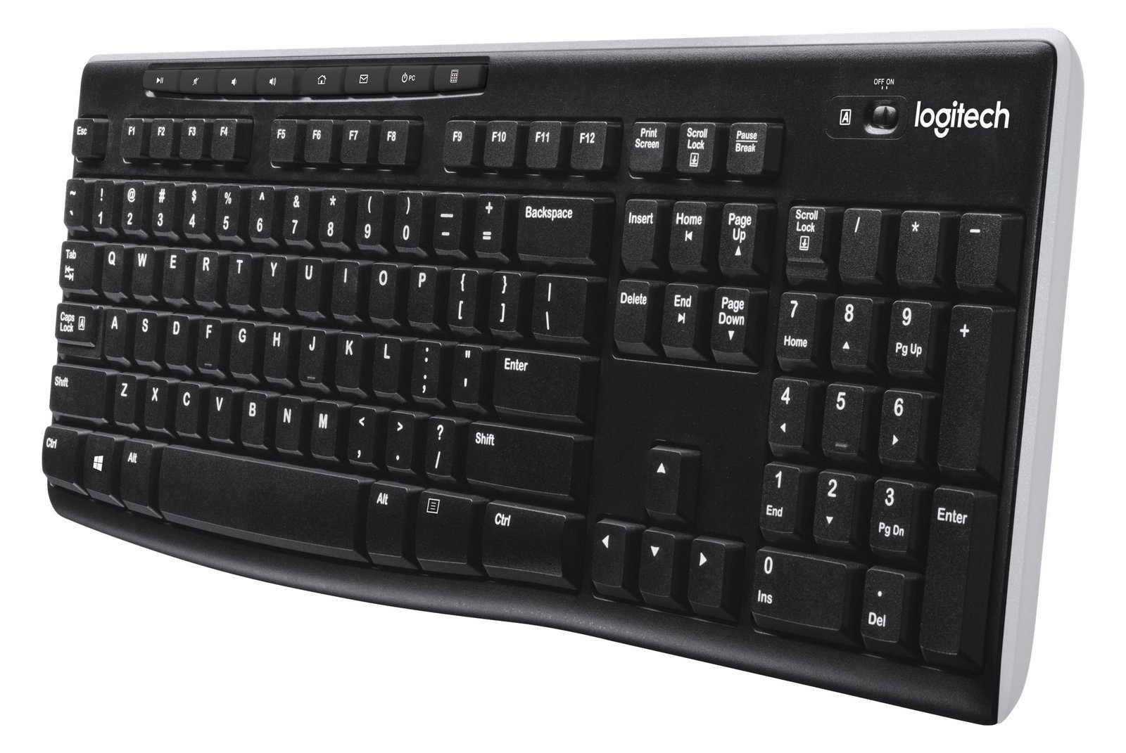 Logitech Wireless Keyboard K270 - Tastatur - kabellos - TL: CZ/SK, QWERTY