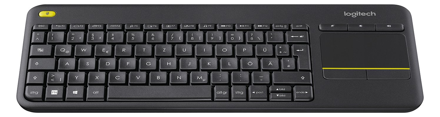 Logitech Wireless Touch Keyboard K400 Plus - Tastatur - TL: Deutsch, QWERTZ