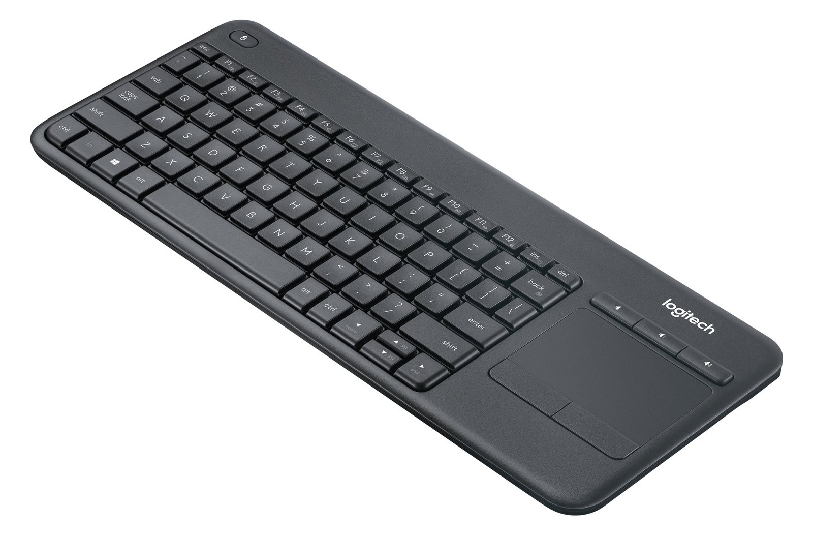 Logitech Wireless Touch Keyboard K400 Plus - Tastatur - TL: Französisch, AZERTY