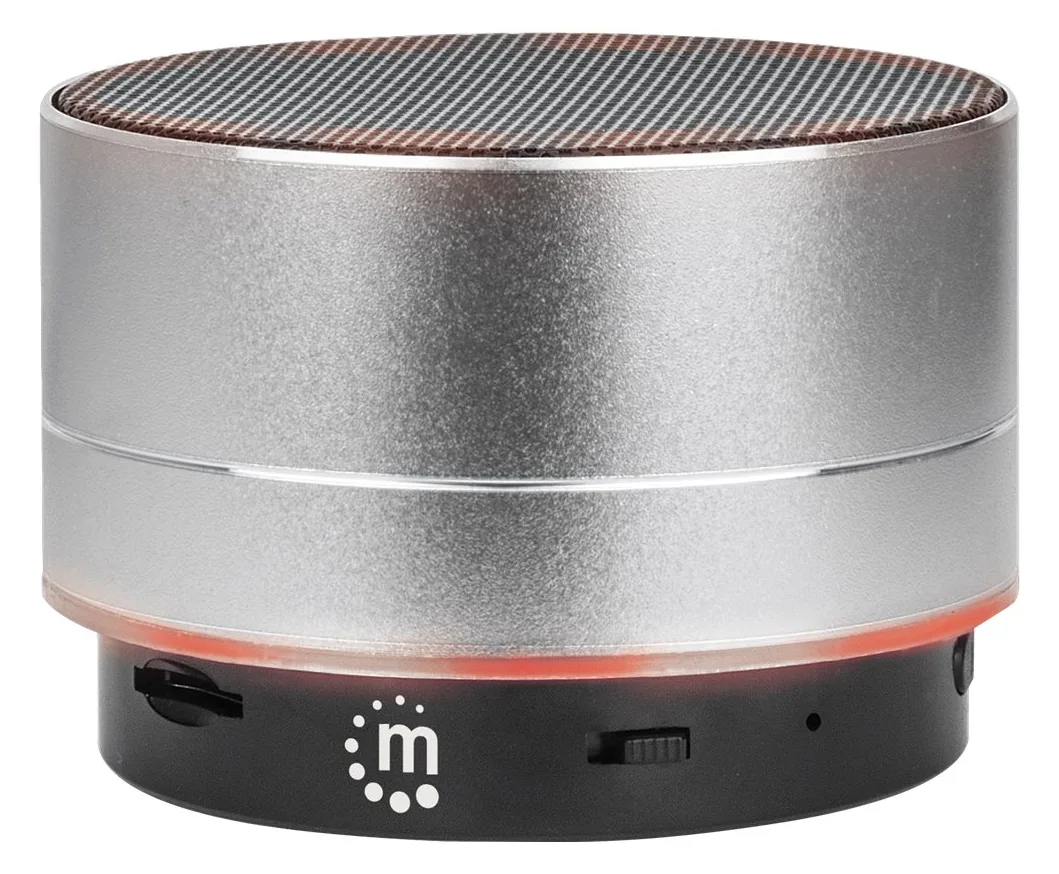 Manhattan Metallic Bluetooth Speaker (Clearance Pricing), Splashproof, Range 10m, microSD card reader, Aux 3.5mm, Ansicht 3
