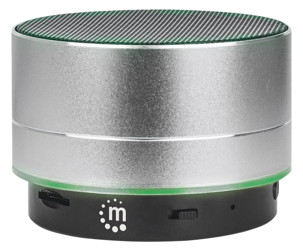Manhattan Metallic Bluetooth Speaker (Clearance Pricing), Splashproof, Range 10m, microSD card reader, Aux 3.5mm, Ansicht 4
