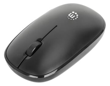 Manhattan MW3050 Kabellose USB-Maus 3 Tasten Mausrad schwarz - Maus - 1.200 dpi von LumaTech