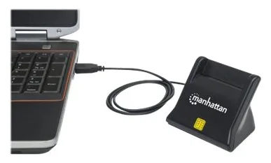 Manhattan USB-A Smart/SIM Card Reader, 480 Mbps (USB 2.0), Ansicht 5