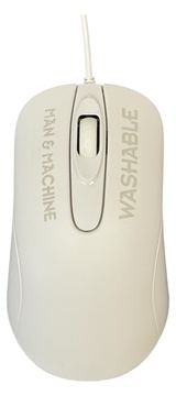 Man-Machine C Mouse - Beidhändig - Laser - USB Typ-A - 1000 DPI - Weiß von LumaTech