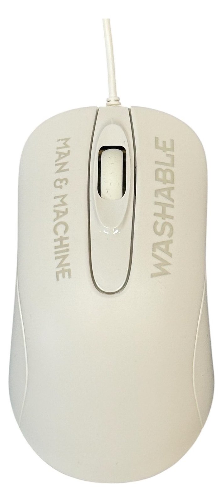 Man-Machine C Mouse - Beidhändig - Laser - USB Typ-A - 1000 DPI - Weiß