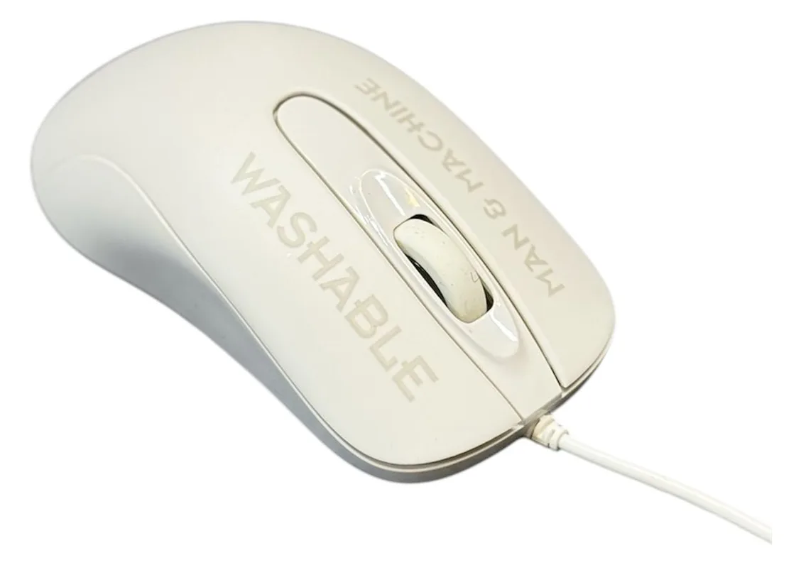 Man-Machine C Mouse - Beidhändig - Laser - USB Typ-A - 1000 DPI - Weiß, Ansicht 3
