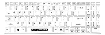 Man-Machine Man & Machine Its Cool Flat - Tastatur - kabellos - TL: Deutsch, QWERTZ von LumaTech