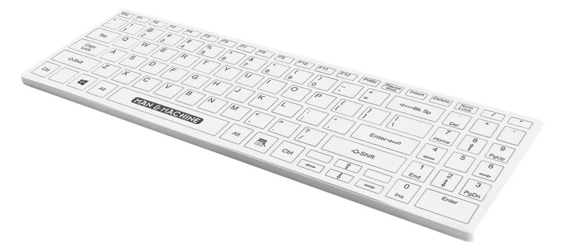 Man-Machine Man & Machine Its Cool Flat - Tastatur - kabellos - TL: Deutsch, QWERTZ, Ansicht 3