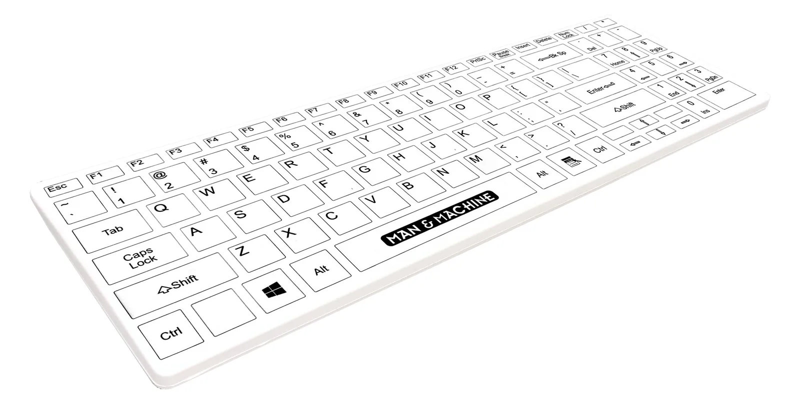 Man-Machine Man & Machine Its Cool Flat - Tastatur - USB - TL: Deutsch, QWERTZ, Ansicht 3