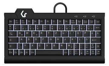 MaxPoint KeySonic KSK-3010ELC - Tastatur - hinterleuchtet - TL: Deutsch, QWERTZ von LumaTech