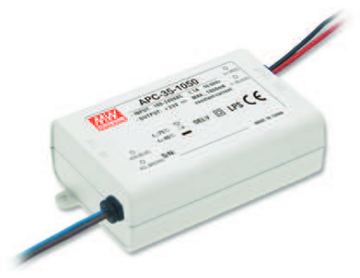 Meanwell MEAN WELL APC-35-350 - 35 W - IP42 - 90-264 V - 47 ~ 63 Hz - 0.5 - 0.75 A - 0,35 A von LumaTech