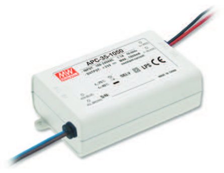 Meanwell MEAN WELL APC-35-350 - 35 W - IP42 - 90-264 V - 47 ~ 63 Hz - 0.5 - 0.75 A - 0,35 A