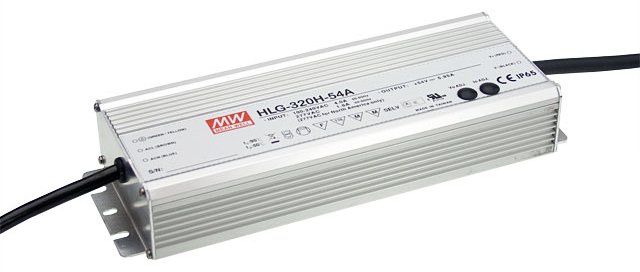 Meanwell MEAN WELL HLG-320H-24B - Lighting - Drinnen - 90-305 V - 47/63 Hz - 320 W - 24 V