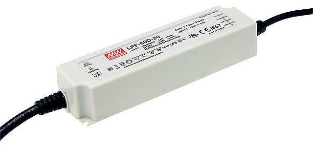Meanwell MEAN WELL LPF-60D-12 - Weiß - 90 - 305 V - 47 - 63 Hz - 450 g - 43 mm - 32 mm