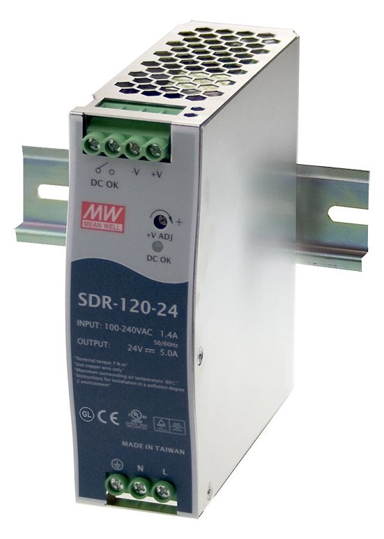Meanwell Mean Well SDR-120 series SDR-120-12 - Netzteil (DIN-Schienenmontage möglich)