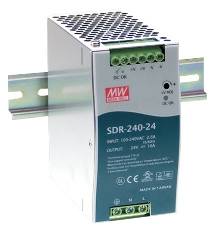 Meanwell Mean Well SDR-240 series SDR-240-24 - Netzteil (DIN-Schienenmontage möglich)