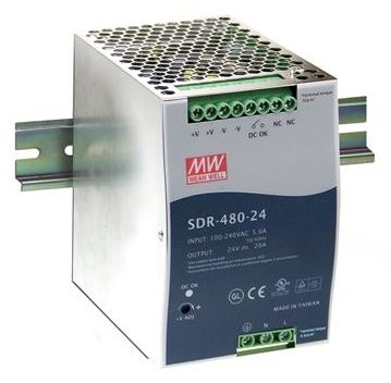 Meanwell Mean Well SDR-480 series SDR-480-48 - Netzteil (DIN-Schienenmontage möglich)