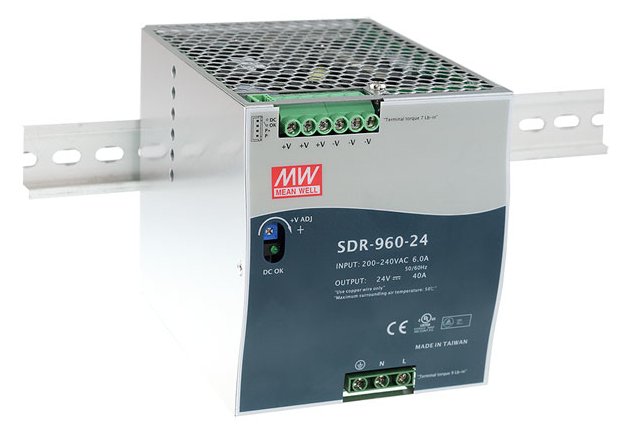 Meanwell MEAN WELL Stromversorgung - 960 W - 180 - 264 V - 1248 W - 47 - 63 Hz - Aktiv - 14 ms von LumaTech