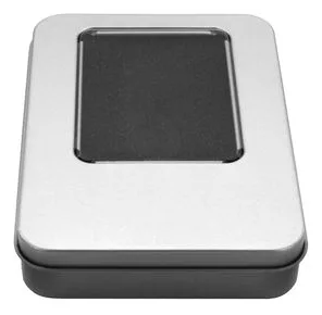 MEDIARANGE BOX902 - Aufbewahrungsbox - Silber - Rechteckig - Aluminium - Kunststoff - Stahl - Monochromatisch - Schwarz, Ansicht 2