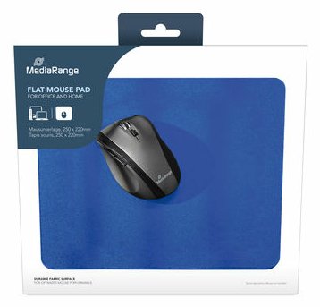 MEDIARANGE Mausunterlage flach 250x220x3mm blau