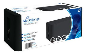 MEDIARANGE MRCS307 - Aufbewahrungsbox - Schwarz - Rechteckig - Kunststoff - Monochromatisch - 135 mm