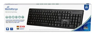 MEDIARANGE MROS111 - Tastatur - kabellos - 2.4 GHz - TL: Deutsch, QWERTZ, Ansicht 2