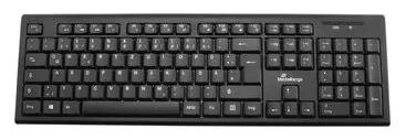 MEDIARANGE MROS111 - Tastatur - kabellos - 2.4 GHz - TL: Deutsch, QWERTZ, Ansicht 4