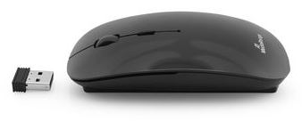MEDIARANGE MROS215 - Maus - optisch - 3 Tasten - kabellos - 2.4 GHz - kabelloser Empfänger (USB) von LumaTech