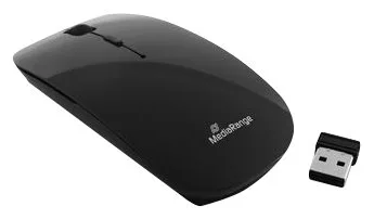 MEDIARANGE MROS215 - Maus - optisch - 3 Tasten - kabellos - 2.4 GHz - kabelloser Empfänger (USB), Ansicht 4