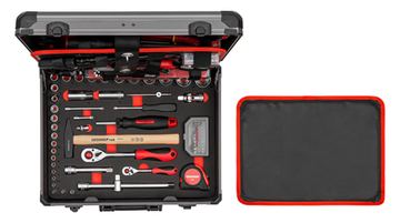 Gedore red Wkzg-Satz ALLROUND Alukoffer 138-teilig von LumaTech