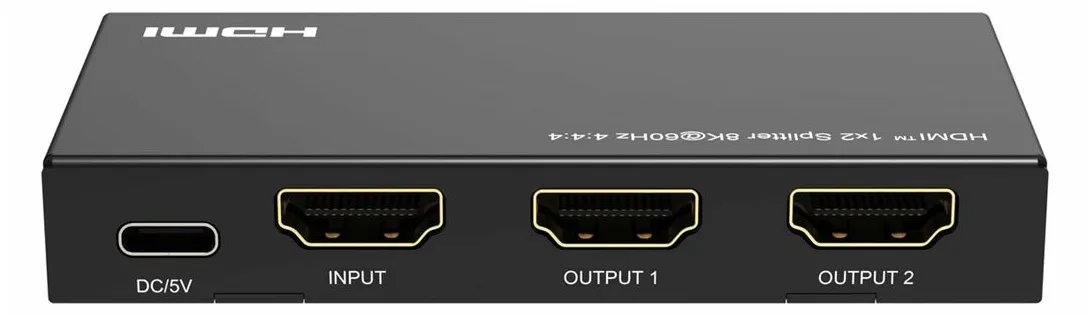 MicroConnect 8Ka60Hz HDMI Splitter 1x2 4 4 4 MC-HDMISPLITTER0102-8K, Ansicht 2