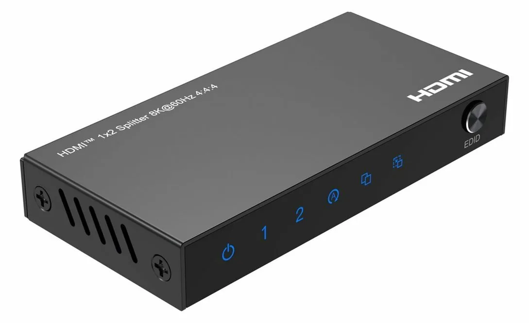 MicroConnect 8Ka60Hz HDMI Splitter 1x2 4 4 4 MC-HDMISPLITTER0102-8K, Ansicht 4