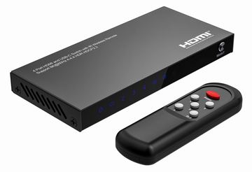 MicroConnect 8Ka60Hz USB-C and HDMI Switch 4x1 HDCP 2.3 w/Remote - USB Typ C von LumaTech