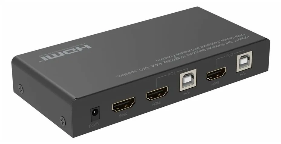 MicroConnect KVM / Video / Audio Switch - 2 x KVM / Video / Audio, Ansicht 2