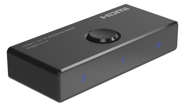 MicroConnect MC-HDMISWITCH-4K-MINI - HDMI - ABS - Schwarz - 60 Hz - 3860 x 2160 - 18 Gbit/s