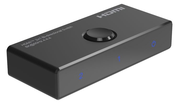 MicroConnect MC-HDMISWITCH-8K-MINI - HDMI - ABS - Schwarz - 60 Hz - 7860 x 4320 - 36 Gbit/s