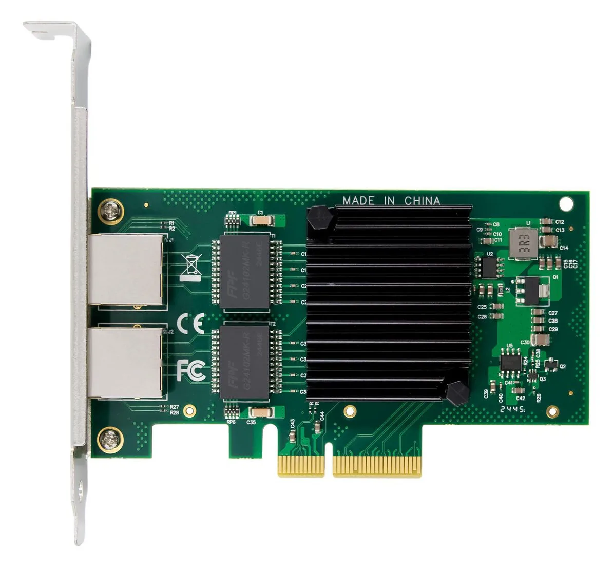 MicroConnect MC-PCIE-I350-T2 - PCIe - RJ-45 - PCIe 2.1 - Mehrfarbig - China - 2 W, Ansicht 2